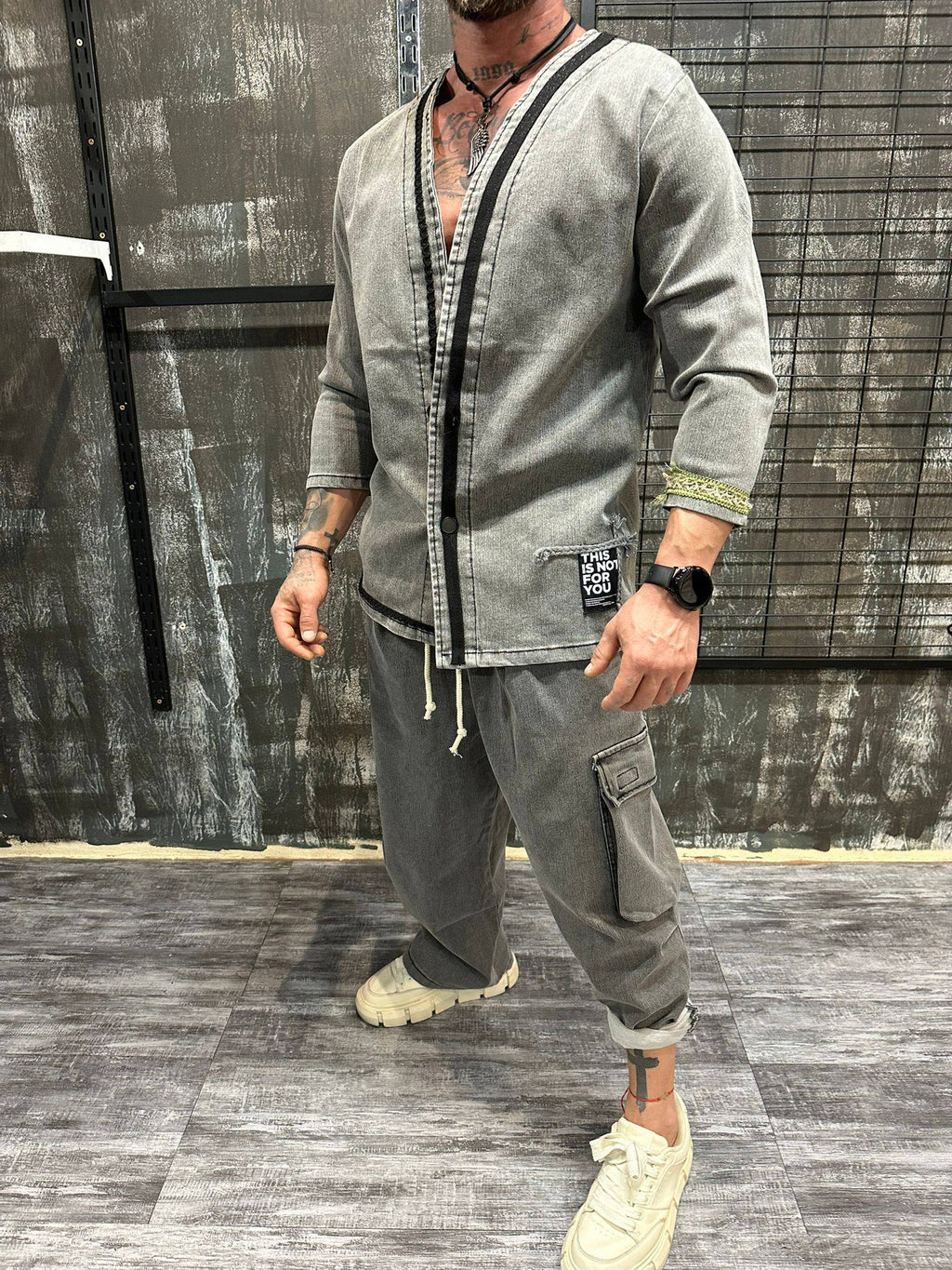 MEN'S BOHEM  ITALIAN STYLE  JACKET