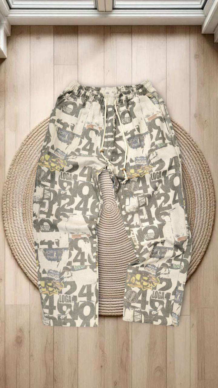 MEN"S  BOHEM ITALIAN STYLE RELAX PANT